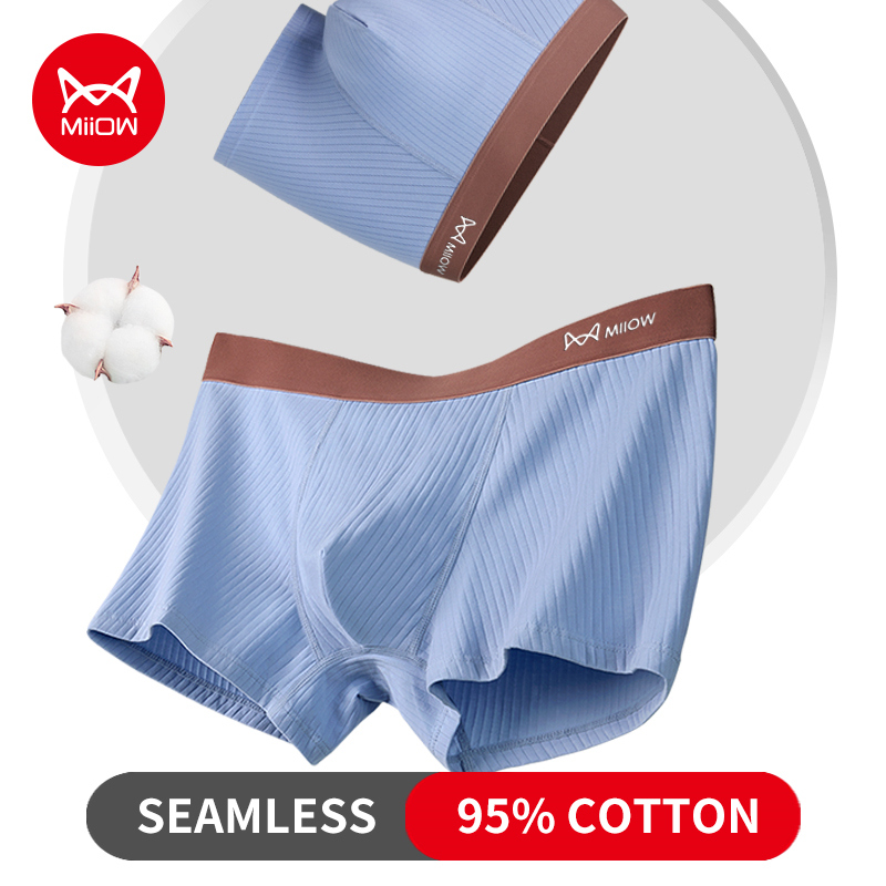 Boxer Brief Pack Cotton - MiiOW 3 Buah Celana Dalam Pria