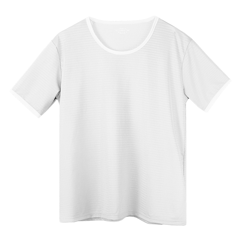 Undershirt Crew Neck - Kaos Pria Bahan Sutra Es Tanpa