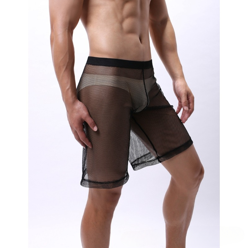 Trunk Breathable Men - Pakaian Dalam Erotis Jaring Rendah untuk