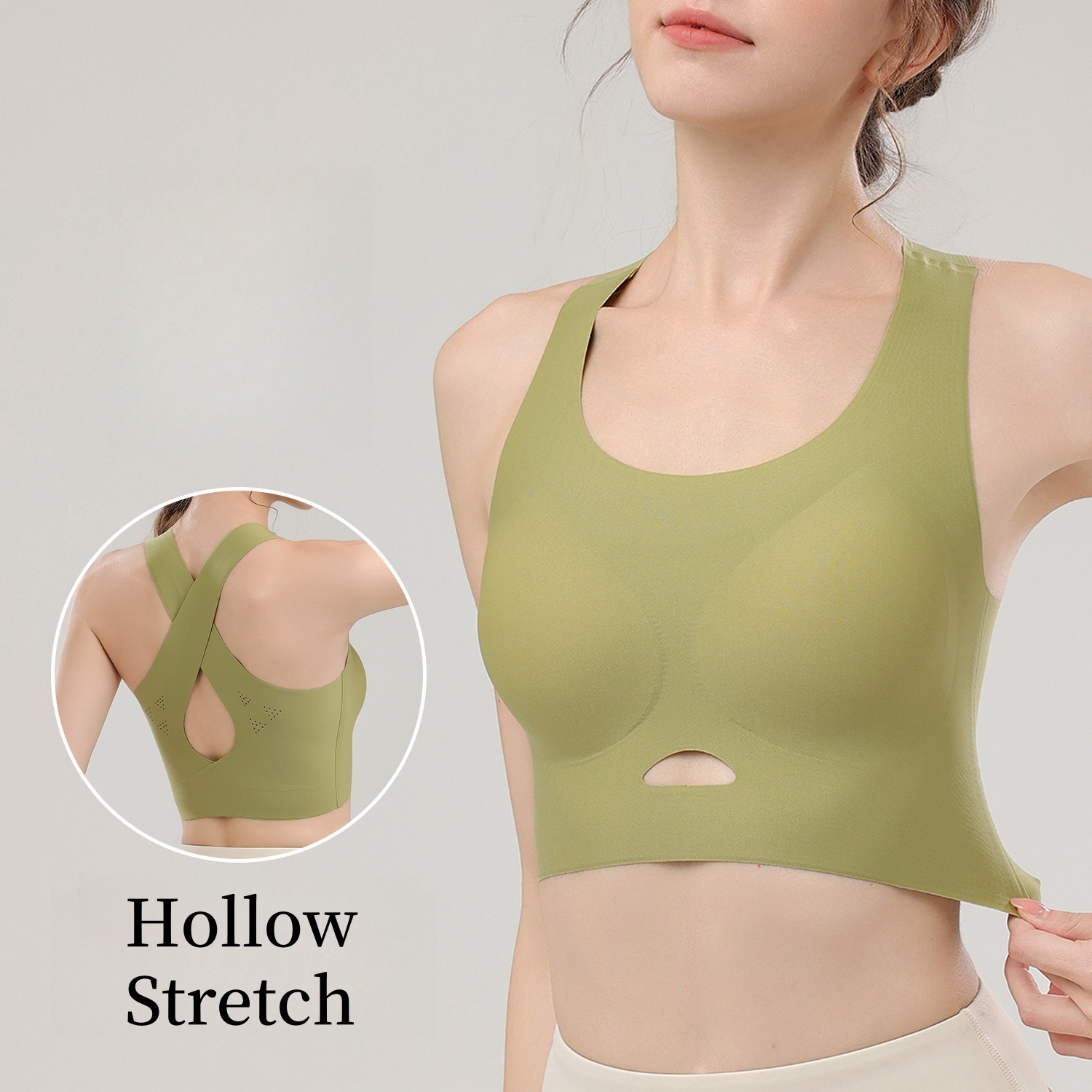 Sleeveless Undershirt - Kamisol Singlet dengan Bantalan Dada Bra