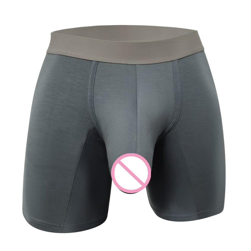 Long Leg Trunk Men - Celana Boxer Modal yang Nyaman, Celana