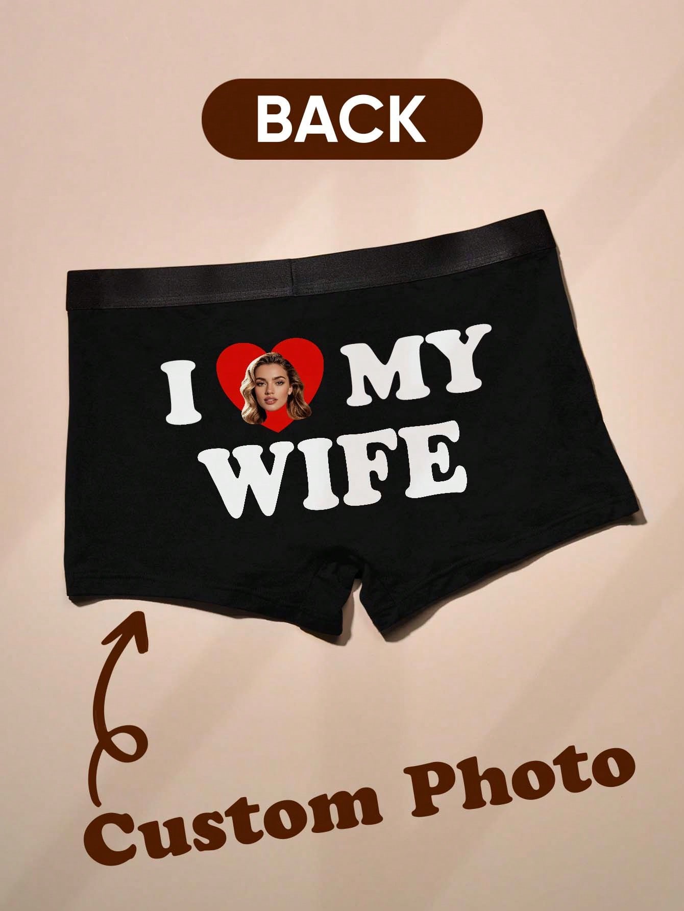 Boxer Brief Pack Cotton - Celana Boxer Foto Kustom untuk Pria
